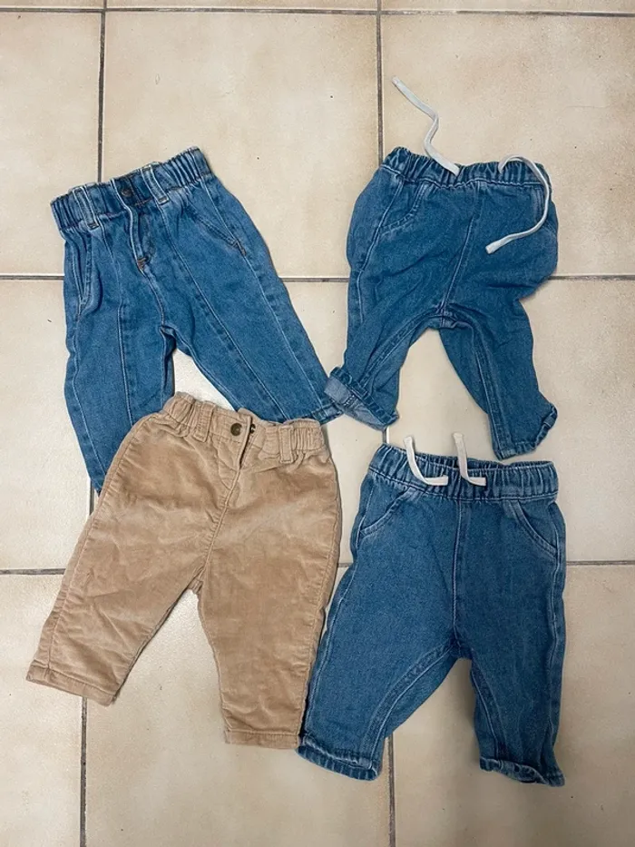 Lot pantalons kiabi