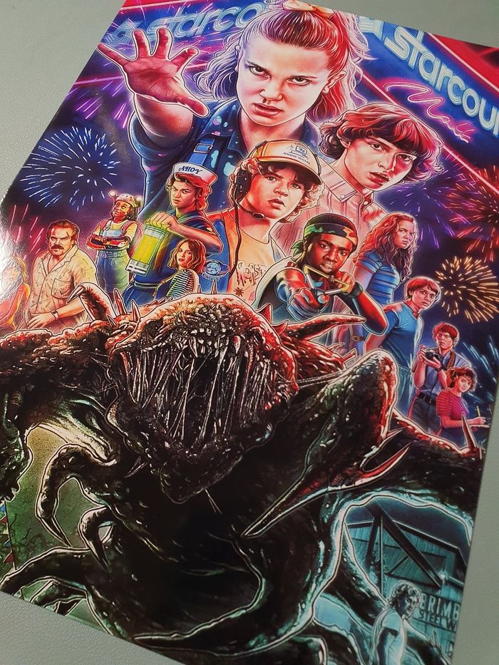 Stranger things A4 poster affiche - photo numéro 3