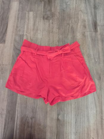 Short Naf Naf rouge orangé/ vermillon taille 36