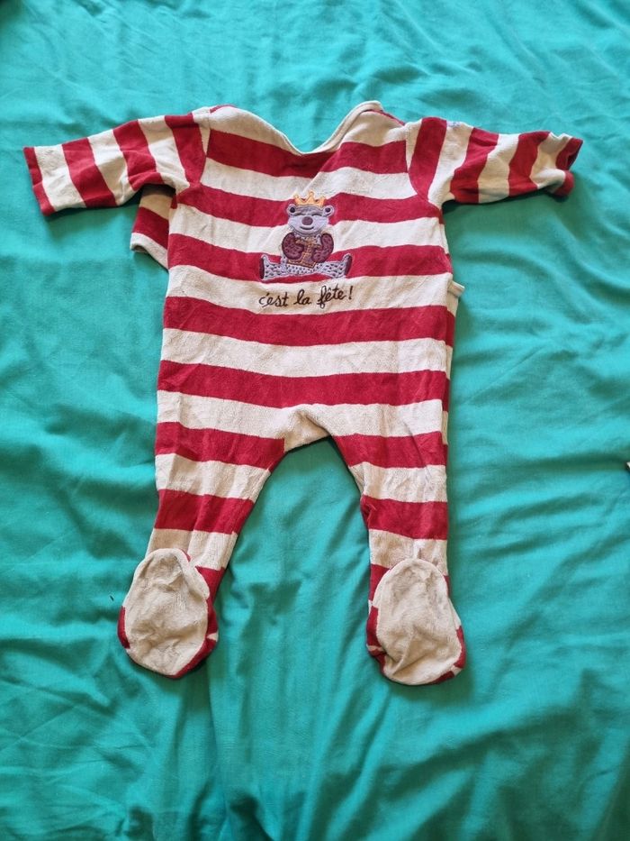 Pyjama rayé 18 mois