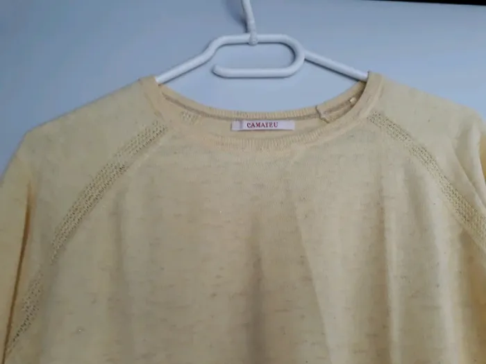 Pull jaune camaïeu - photo numéro 4