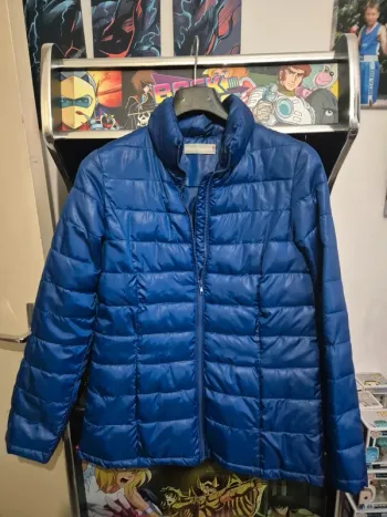 Doudoune fine bleu marine