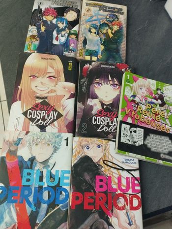 Lot de 7 mangas shonen tome 1 et 2 de chaque