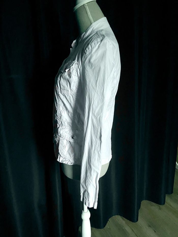 Veste blanche en coton Camaïeu - photo numéro 7
