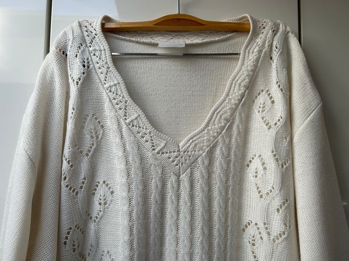 Pull blanc cassé - Taille 54 - photo numéro 2