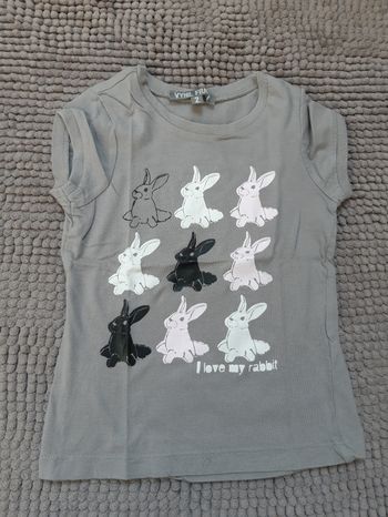 T-shirt Vynil Fraise 2 ans