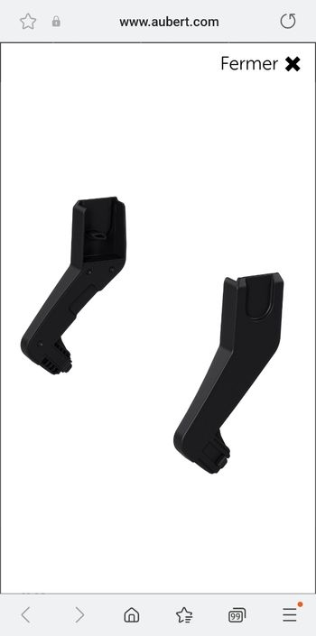 Adaptateur siège auto Maxi Cosi Noir de Thule