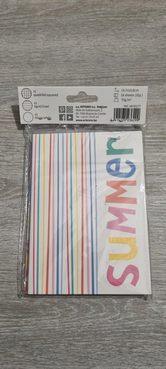 Lot de 3 petits carnets/ notebooks - photo numéro 2