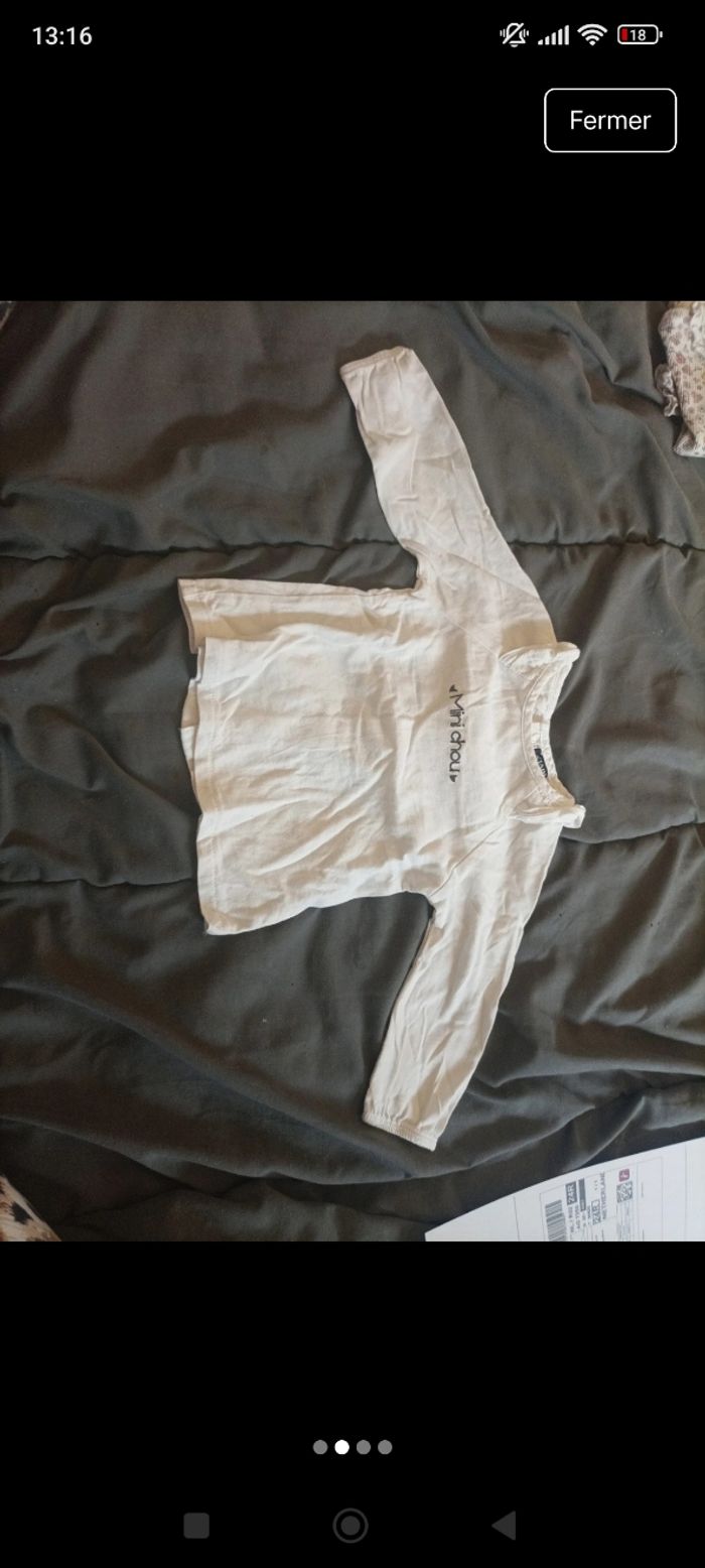 Lot de tee shirt bébé fille - photo numéro 2