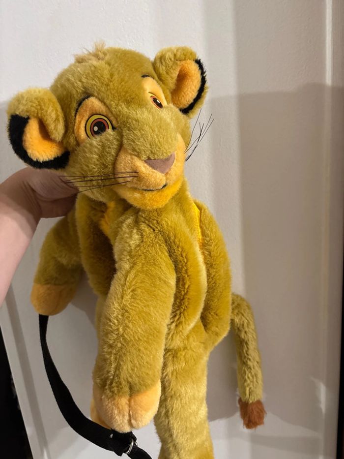Peluche sac simba vintage