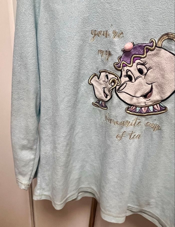 Haut de pyjama la belle et la bête - photo numéro 3
