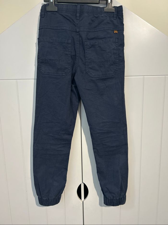 Pantalon jogger bleue marine Okaidi 8ans - photo numéro 9