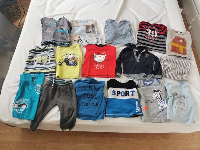 Vend lot vêtements 18 mois