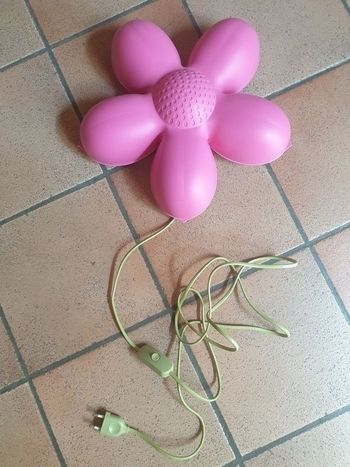 Lampe/Applique murale fleur rose