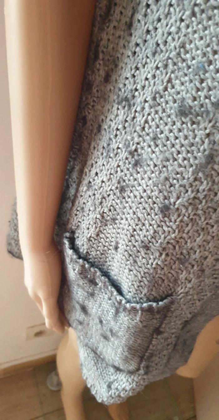 💜 Gilet taill 2 M 38 Cache cache #emyfleury_38femme - photo numéro 3