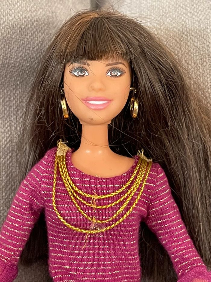 poupée Barbie brune et mate - photo numéro 2