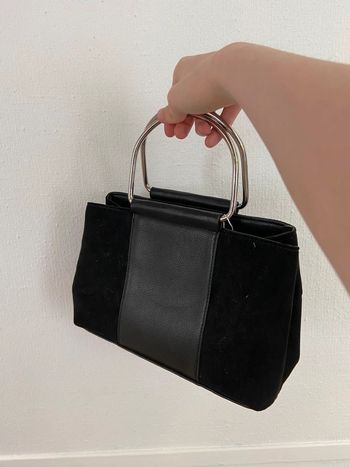 Mini sac à main noir de soirée
