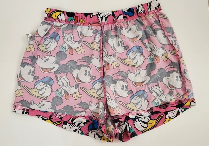 Disney Short Rose avec personnages Disney enfant fille junior Taille 10 11 ans Primark care Bon état - photo numéro 4