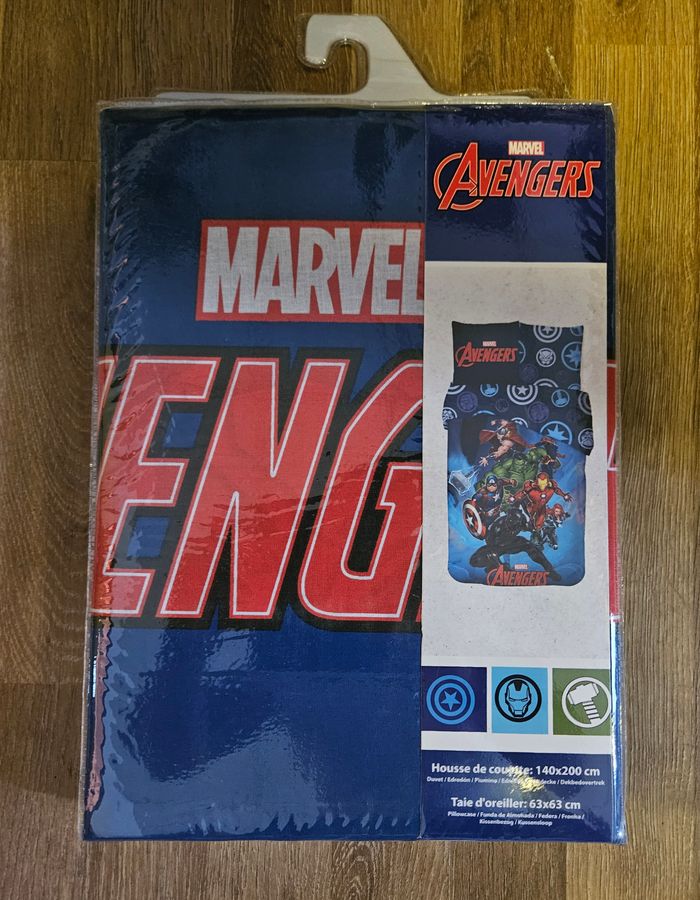 Parure de lit simple (housse de couette + taie d'oreiller) - Marvel Avengers - photo numéro 2
