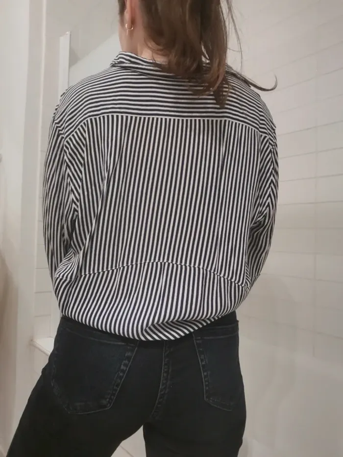Blouse zara rayée - photo numéro 3