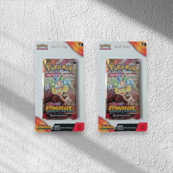 Pokémon 🇫🇷 – x2 Booster Étincelles Déferlantes EV8 Noadkoko -Écarlate & Violet [Scellé]