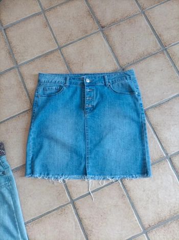 jupe courte jean