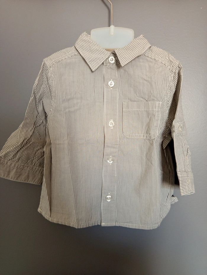 Lot chemises 9 mois - photo numéro 4