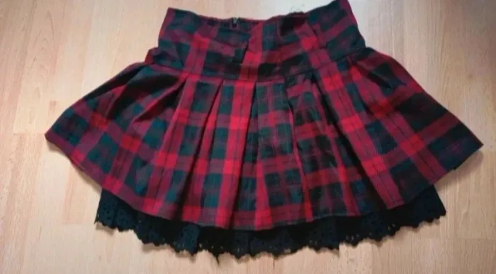 Jupe façon écossais taille M
