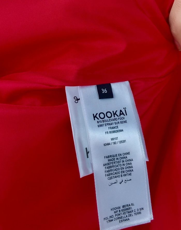 Doudoune Kookaï Rouge taille 36 neuve - photo numéro 8