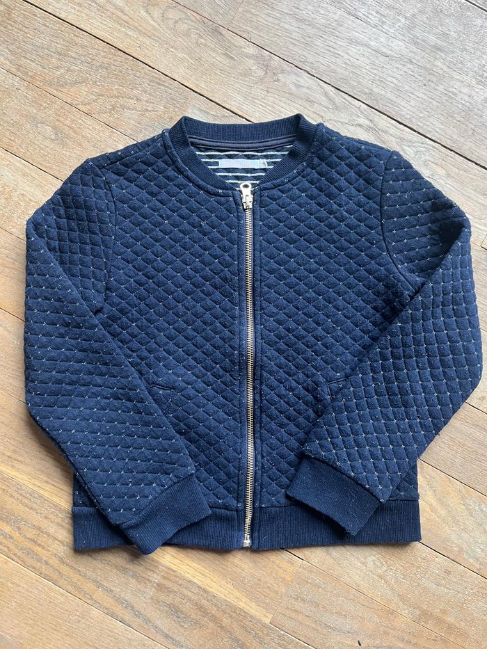 Veste marine Monoprix 8 ans