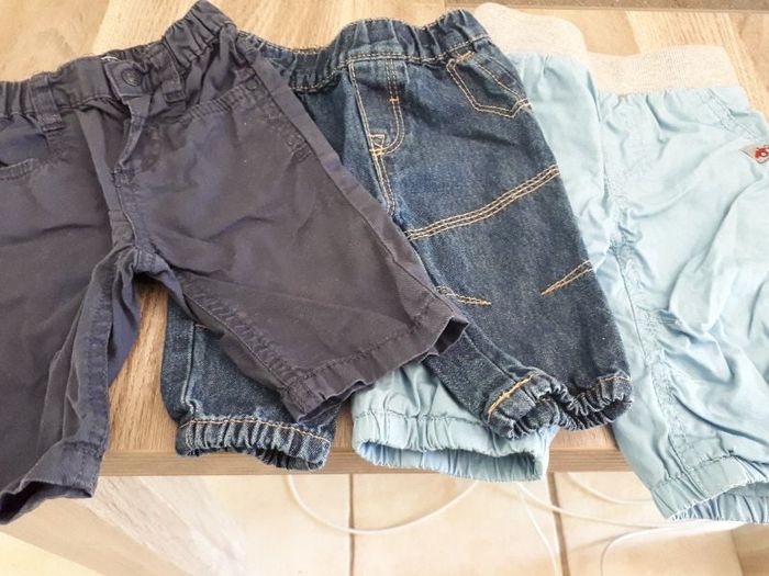 Lot 3 pantacourts bébé garçon