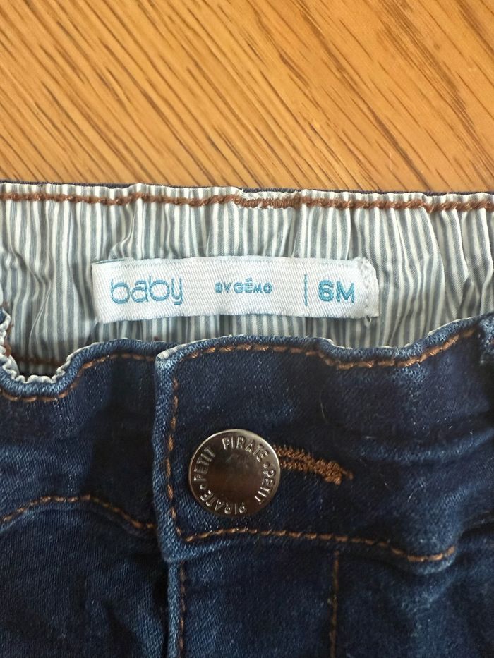 Jean Bleu gemo Bébé 6 Mois Très Bon État – Réduction sur Lot - photo numéro 3