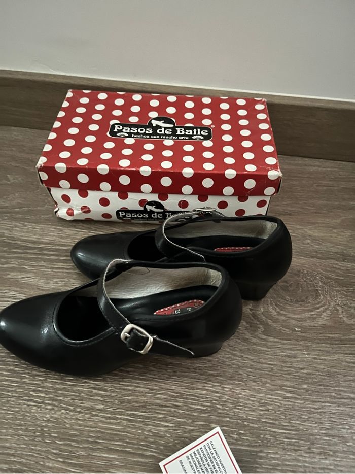 Chaussures flamenco pasos de baile 34 noires - photo numéro 3