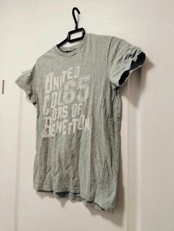 T-shirt mc gris Benetton 14 ans