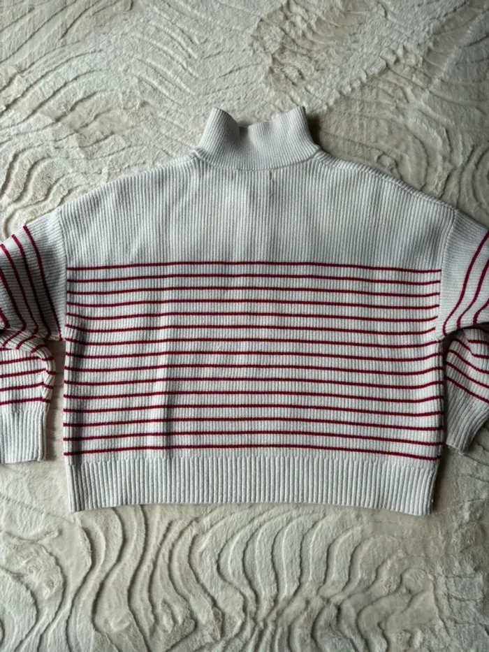 pull rayé col camionneur Mango - photo numéro 4