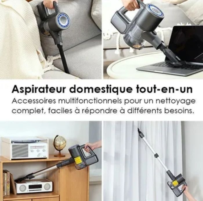 ASPIRATEUR BALAI SANS FIL FONCTION NETTOYAGE VERSLIFE S7 PLUS - photo numéro 7