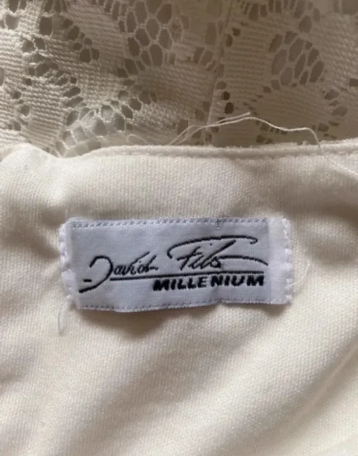 Robe blanche en dentelle - photo numéro 7