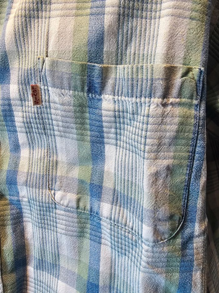 Chemise manche courte a carreaux levis - photo numéro 2