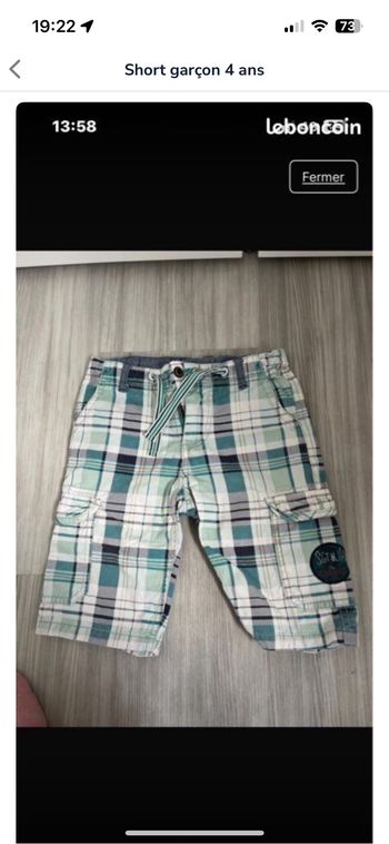 Short garçon