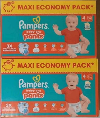 Pampers pants t4 (94×2)