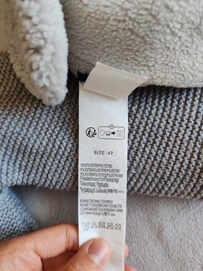 Gilet veste manteau polaire molletonné et bonnet - photo numéro 9