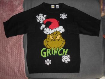 Pull de Noël Le Grinch, taille: 12 ans