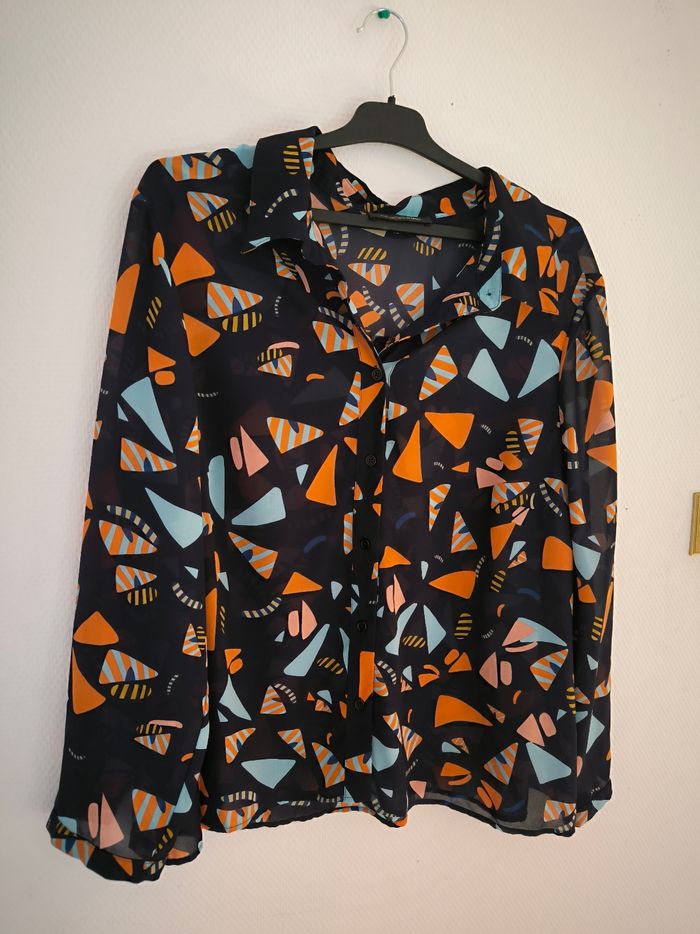 Chemise transparente à motifs - photo numéro 2