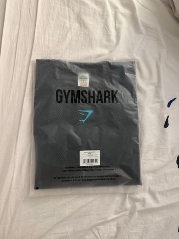 Gymshark Onyx 5.0 Seamless T-Shirt - Black/ Brand Blue