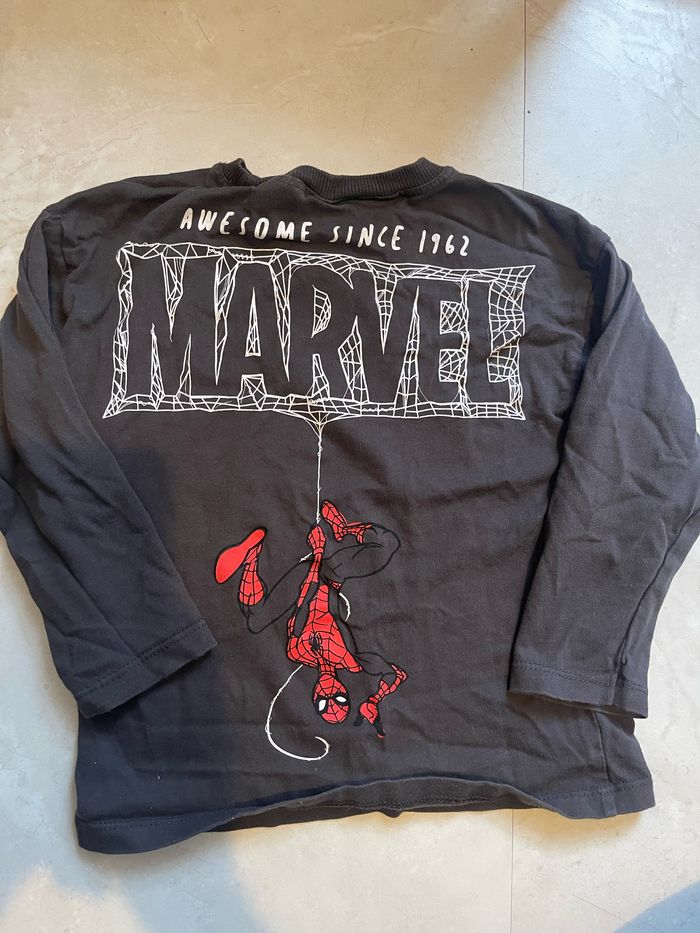 T-shirt Spiderman Marvel - photo numéro 2