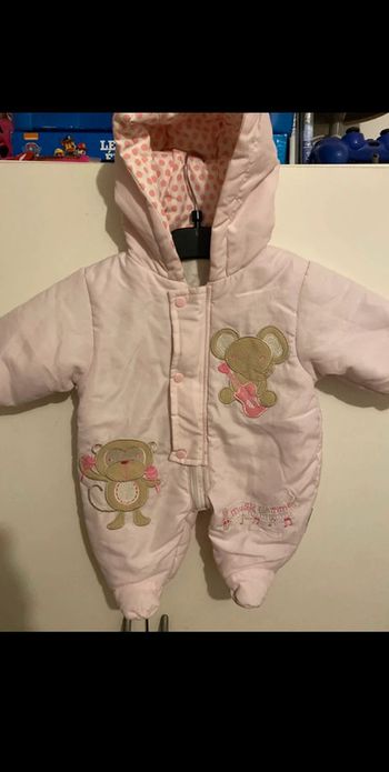 Combi-pilote New born fille 44cm