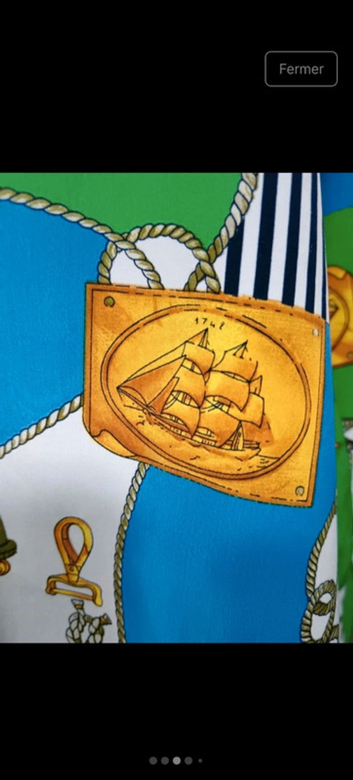 Burberrys | Chemise motif marin |   t. 38 - photo numéro 7