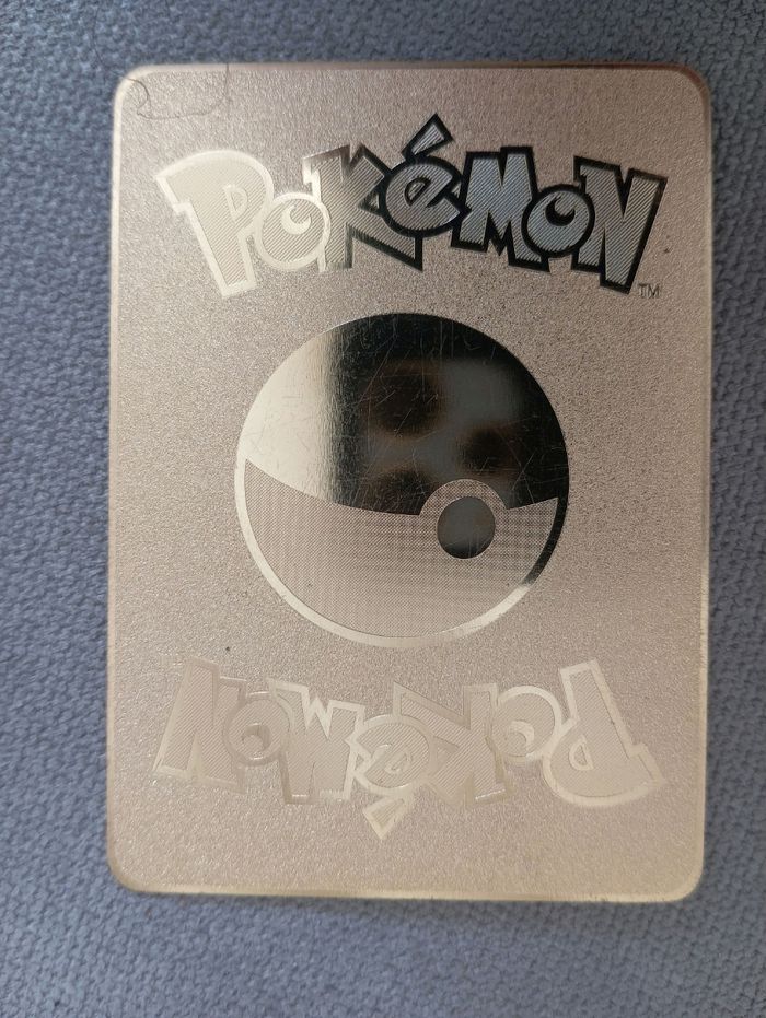 Carte Pokémon Métal Doré Mewtwo - photo numéro 2