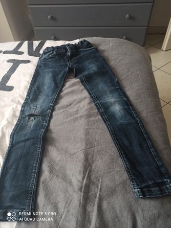 Jeans slim bleu foncé 10 ans