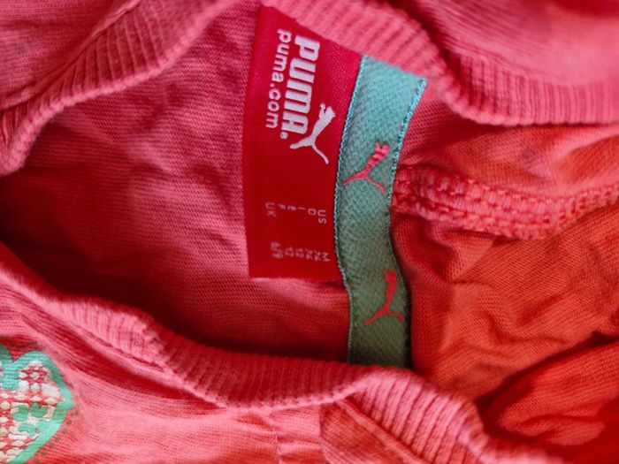Tee shirt puma rose fille 12 mois - photo numéro 2